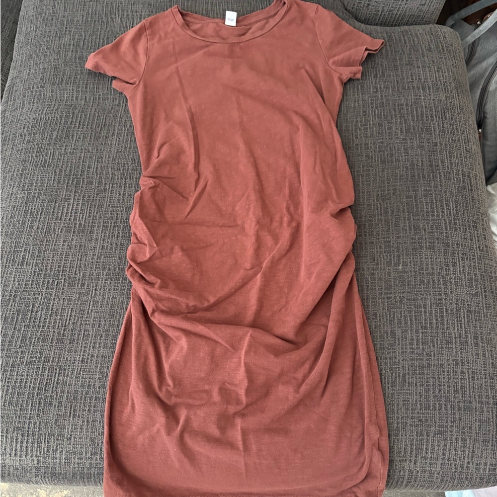Old Navy Rust Maternity Dress